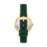  Shop Authentic Fossil Jacqueline Multifunction Moonphase Mother of Pearl White Dial Green Leather Strap Watch for Women - ES5244 - Luxxuri