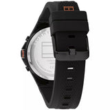 Shop Authentic Tommy Hilfiger Justin Black Dial Black Rubber Strap Watch For Men - 1792056 - Luxxuri