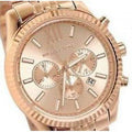  Shop Authentic Michael Kors Lexington Rose Gold Dial Rose Gold Steel Strap Watch for Men - MK8319 - Luxxuri