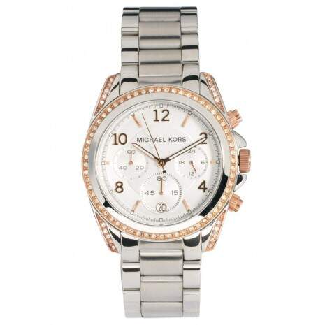  Shop Authentic Michael Kors Blair Chronograph Silver Dial Silver Steel Strap Watch for Women - MK5459 - Luxxuri