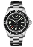  Shop Authentic Breitling Superocean Automatic 44mm Black Dial Silver Steel Strap Watch for Men - A17367D71B1A1 - Luxxuri
