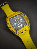  Shop Authentic Guess Phoenix Multi Function Black Dial Yellow Rubber Strap Watch for Men - GW0203G6 - Luxxuri