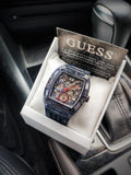  Shop Authentic Guess Phoenix Chronograph Black Dial Black Rubber Strap Watch for Men - GW0499G1 - Luxxuri