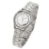  Shop Authentic Marc Jacobs Tether Transparent Silver Dial Silver Steel Strap Watch for Women - MBM3416 - Luxxuri