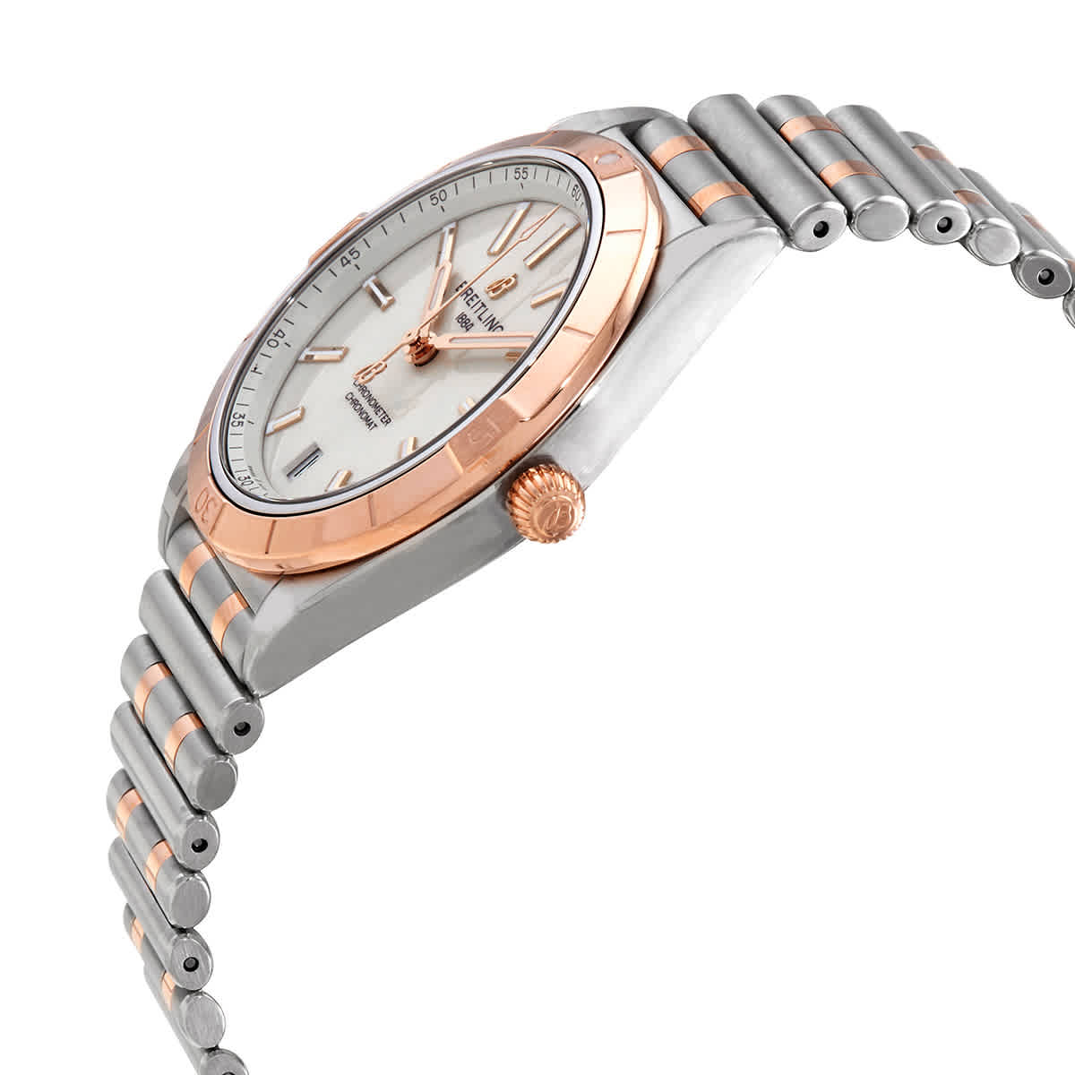  Shop Authentic Breitling Chronomat Automatic 36 White Dial Two Tone Steel Strap Watch for Women - U10380101A1U1 - Luxxuri