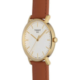  Shop Authentic Tissot T Classic Everytime White Dial Brown Leather Strap Watch For Men - T109.410.36.031.00 - Luxxuri