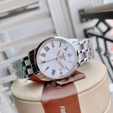  Shop Authentic Tissot T Classic Dream White Dial Silver Steel Strap Watch for Men - T033.410.11.013.01 - Luxxuri