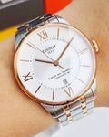  Shop Authentic Tissot Chemin des Tourelles Powermatic 80 Silver Dial Two Tone Steel Strap Watch for Men - T099.407.22.038.02 - Luxxuri