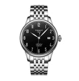  Shop Authentic Tissot T Classic Powermatic 80 Black Dial Silver Steel Strap Watch For Men - T41.1.483.52 - Luxxuri