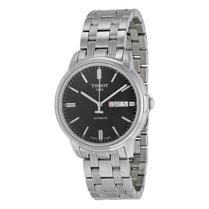  Shop Authentic Tissot Automatics III Black Dial Silver Steel Strap Watch For Men - T065.430.11.051.00 - Luxxuri