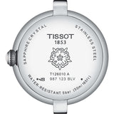  Shop Authentic Tissot Bellissima Small Lady Silver Dial Black Leather Strap Watch For Women - T126.010.16.013.00 - Luxxuri