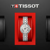  Shop Authentic Tissot Bellissima Small Lady Diamonds Silver Dial Silver Steel Strap Watch For Women - T126.010.61.113.00 - Luxxuri