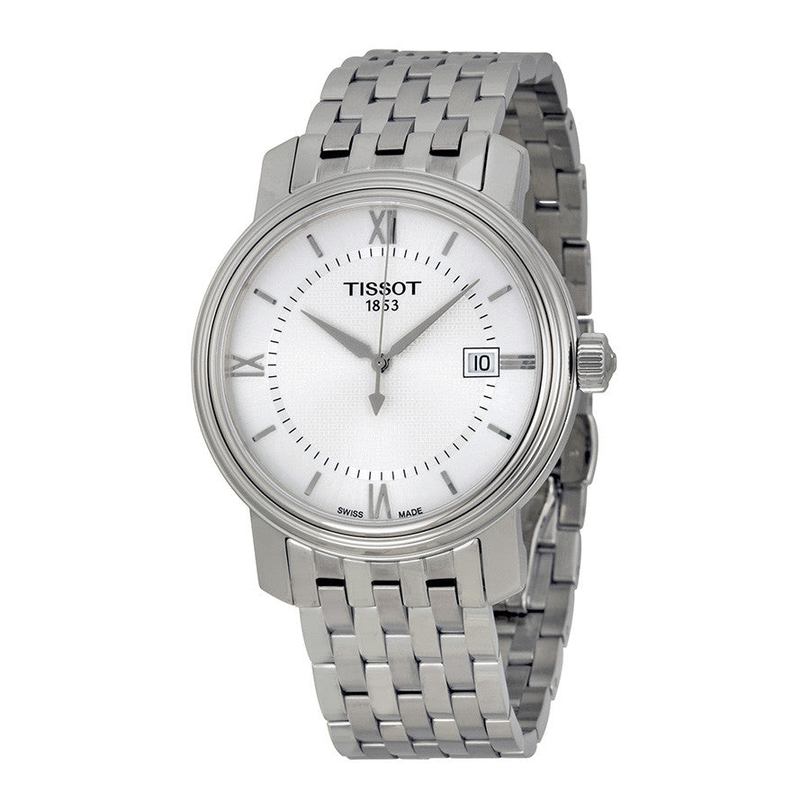  Shop Authentic Tissot T Classic Bridgeport Silver Dial Silver Mesh Bracelet Watch For Men - T097.410.11.038.00 - Luxxuri
