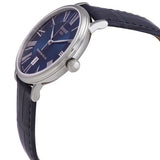  Shop Authentic Tissot Carson Premium Powermatic 80 Blue Dial Blue Leather Strap Watch For Men - T122.407.16.043.00 - Luxxuri