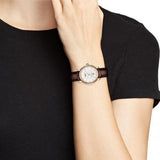  Shop Authentic Tissot T Classic Carson Premium White Dial Brown Leather Strap Watch for Women - T122.207.36.031.00 - Luxxuri