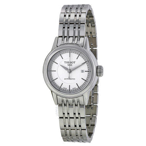  Shop Authentic Tissot T Classic Carson Automatic White Dial Silver Steel Strap Watch For Women - T085.207.11.011.00 - Luxxuri