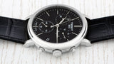  Shop Authentic Tissot Carson Premium Chronograph Black Dial Black Leather Strap Watch For Men - T122.417.16.051.00 - Luxxuri