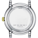  Shop Authentic Tissot T Classic Carson Lady Premium Silver Dial Two Tone Steel Strap Watch For Women - T122.210.22.033.00 - Luxxuri
