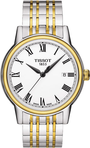  Shop Authentic Tissot T Classic Carson Quartz White Dial Two Tone Steel Strap Watch for Men - T085.410.22.013.00 - Luxxuri