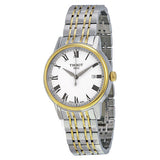  Shop Authentic Tissot T Classic Carson Quartz White Dial Two Tone Steel Strap Watch for Men - T085.410.22.013.00 - Luxxuri