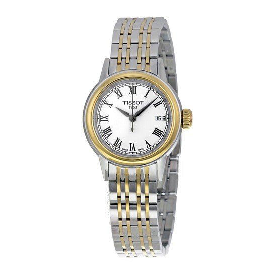  Shop Authentic Tissot Carson Lady White Dial Two Tone Steel Strap Watch For Women - T085.210.22.013.00 - Luxxuri