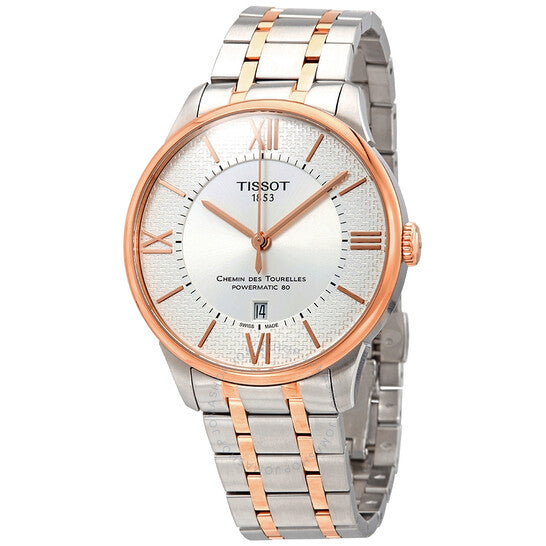  Shop Authentic Tissot Chemin des Tourelles Powermatic 80 Helvetic Pride Silver Dial Two Tone Steel Strap Watch for Men - T099.407.22.038.01 - Luxxuri