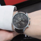  Shop Authentic Tissot T Classic Chemin Des Tourelles Chronograph Black Dial Black Leather Strap Watch For Men - T099.427.16.058.00 - Luxxuri