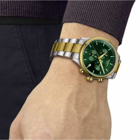  Shop Authentic Tissot T Sport Chrono XL Classic Green Dial Two Tone Steel Strap Watch for Men - T116.617.22.091.00 - Luxxuri