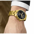  Shop Authentic Tissot Chrono XL Classic Black Dial Gold Steel Strap Watch for Men - T116.617.33.051.00 - Luxxuri