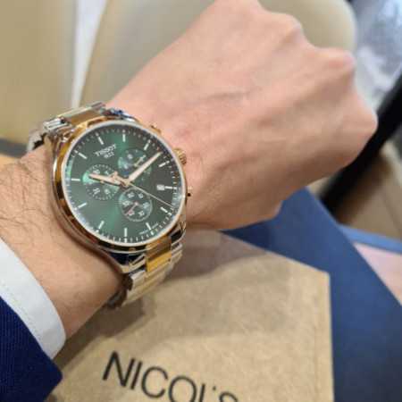  Shop Authentic Tissot T Sport Chrono XL Classic Green Dial Two Tone Steel Strap Watch for Men - T116.617.22.091.00 - Luxxuri