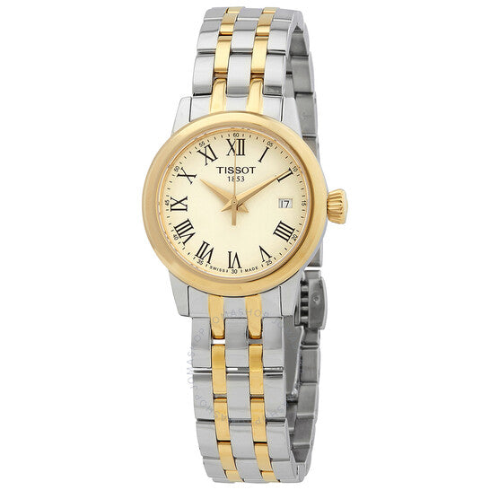  Shop Authentic Tissot Classic Dream Lady Gold Dial Two Tone Steel Strap Watch For Women - T129.210.22.263.00 - Luxxuri