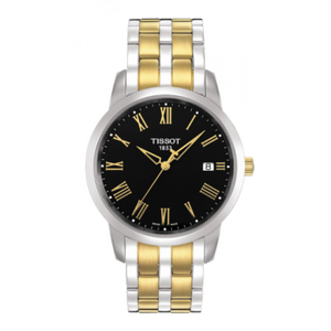  Shop Authentic Tissot T Classic Dream Black Dial Two Tone Steel Strap Watch for Men - T033.410.22.053.01 - Luxxuri
