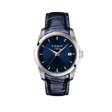  Shop Authentic Tissot Couturier Lady Blue Dial Blue Leather Strap Watch for Women - T035.210.16.041.00 - Luxxuri