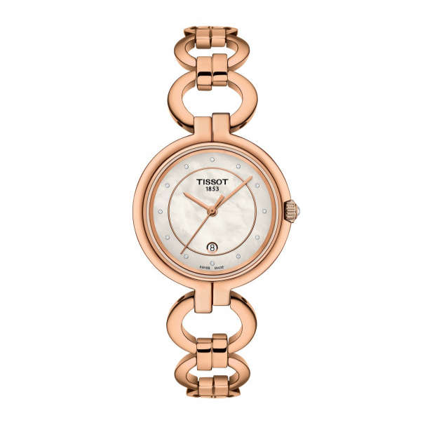  Shop Authentic Tissot T Lady Flamingo Mother of Pearl Dial Rose Gold Steel Strap Watch for Women - T094.210.33.116.01 - Luxxuri
