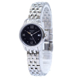  Shop Authentic Tissot Le Locle Automatic Lady Black Dial Silver Steel Strap Watch For Women - T41.1.183.56 - Luxxuri