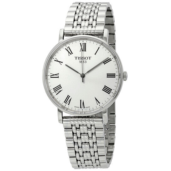  Shop Authentic Tissot T Classic Everytime White Dial Silver Mesh Bracelet Watch For Men - T109.410.11.033.00 - Luxxuri