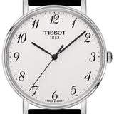  Shop Authentic Tissot Everytime Desire Medium White Dial Black Leather Strap Watch For Men - T109.410.16.032.00 - Luxxuri