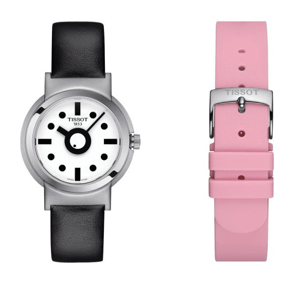  Shop Authentic Tissot Heritage Memphis Lady White Dial Black Rubber Strap Watch For Women - T120.210.17.011.00 - Luxxuri