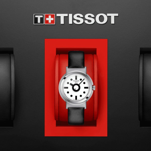  Shop Authentic Tissot Heritage Memphis Lady White Dial Black Rubber Strap Watch For Women - T120.210.17.011.00 - Luxxuri