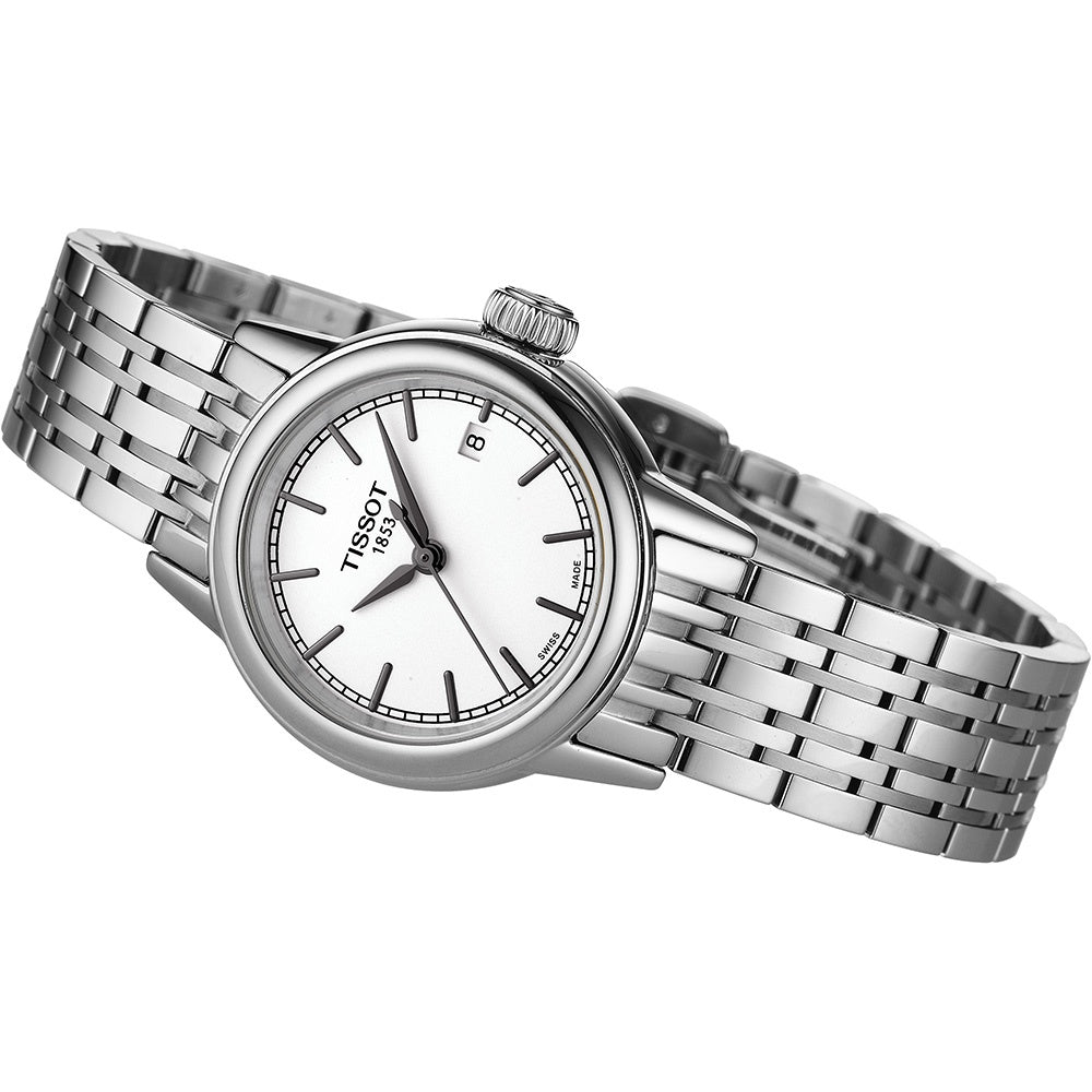  Shop Authentic Tissot Carson Lady Steel Quartz Watch For Women - T085.210.11.011.00 - Luxxuri
