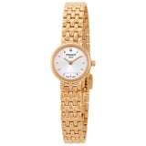  Shop Authentic Tissot T Lady Lovely Mother of Pearl Dial Rose Gold Steel Strap Watch For Women - T058.009.33.111.00 - Luxxuri