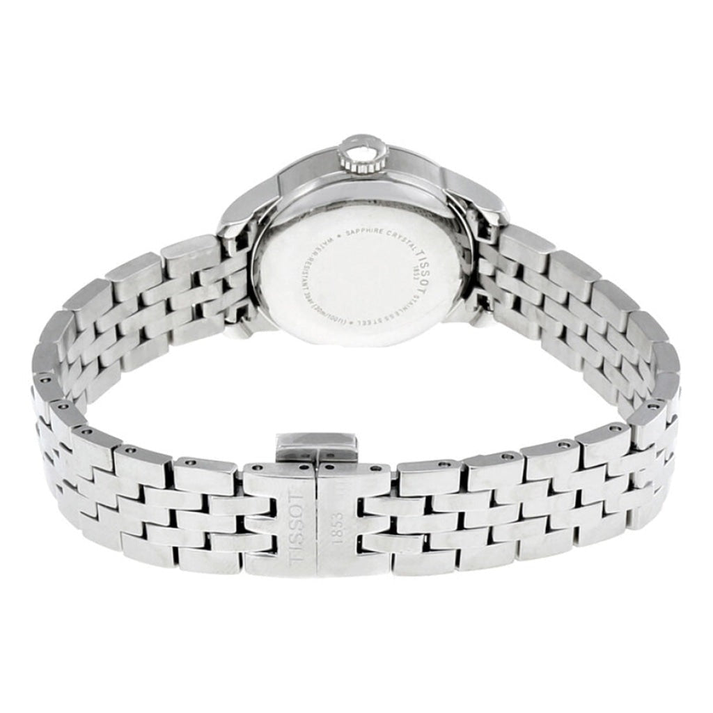  Shop Authentic Tissot Le Locle Automatic Small Lady Black Dial Silver Steel Strap Watch For Women - T41.1.183.53 - Luxxuri