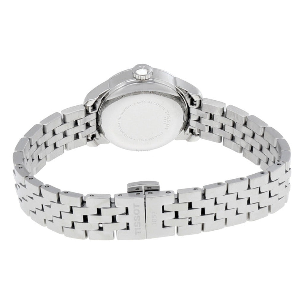  Shop Authentic Tissot Le Locle Small Automatic Black Dial Silver Steel Strap Watch For Women - T41.1.183.54 - Luxxuri