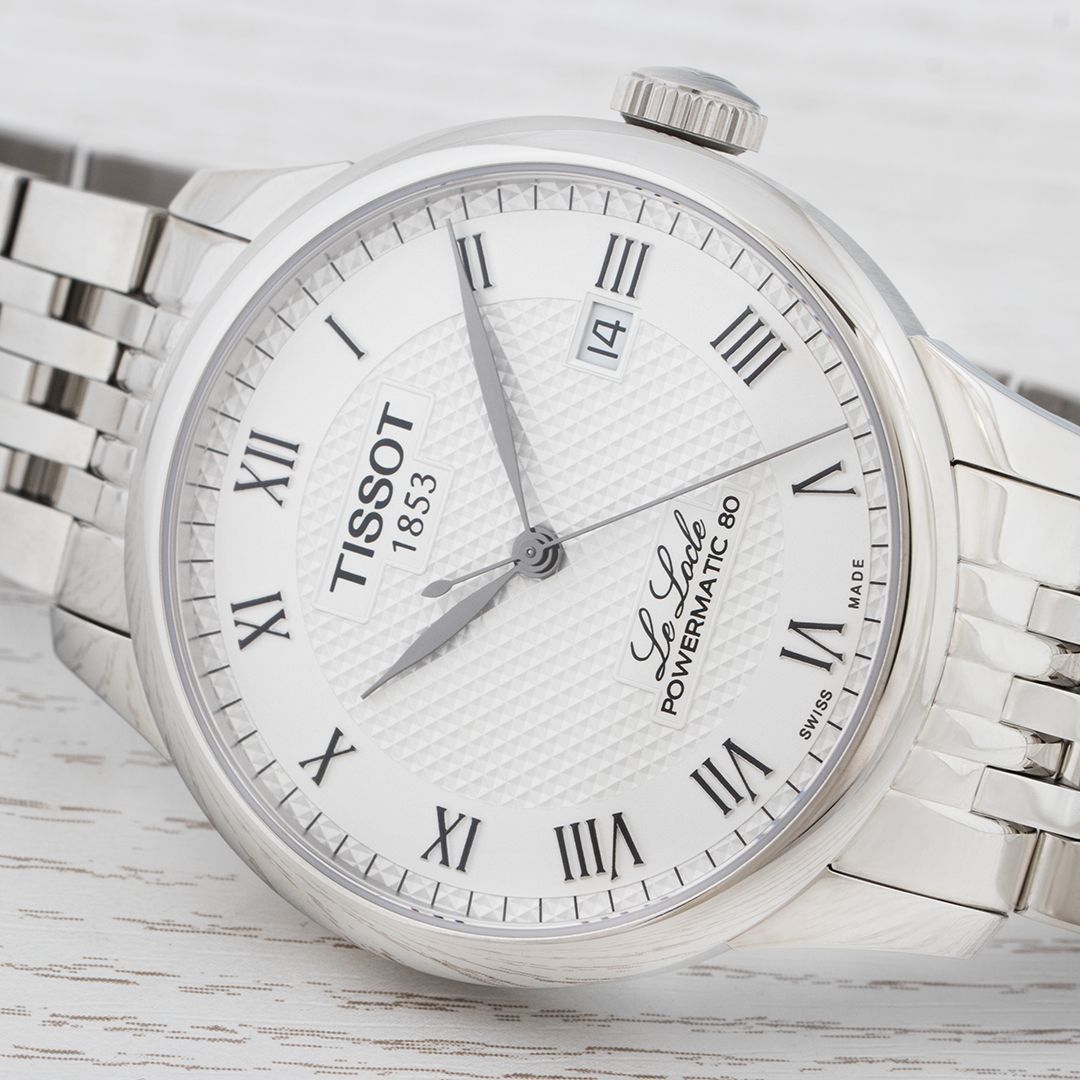  Shop Authentic Tissot Le Locle Powermatic 80 Silver Dal Silver Steel Strap Watch For Men - T006.407.11.033.00 - Luxxuri