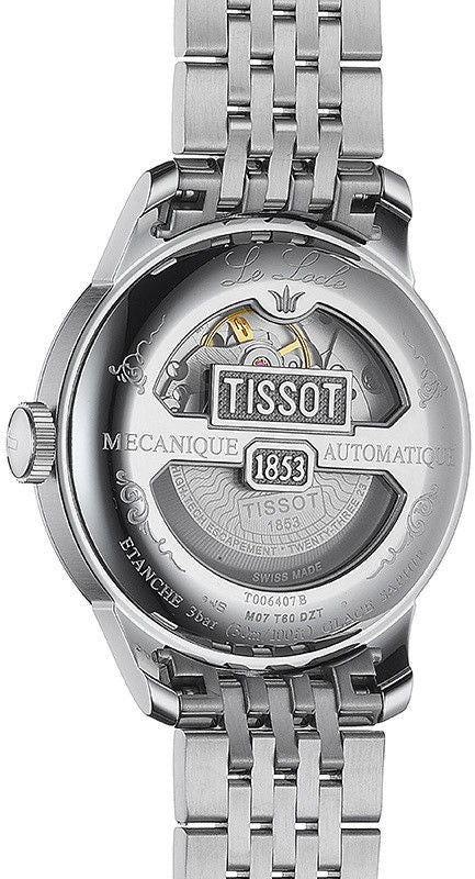  Shop Authentic Tissot Le Locle Powermatic 80 Black Dial Silver Steel Strap Watch For Men - T006.407.11.053.00 - Luxxuri