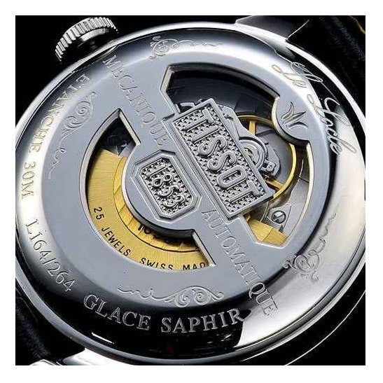 Tissot T Classic Le Locle Powermatic 80 Black Dial Silver Steel Strap Watch For Women - T41.1.483.53