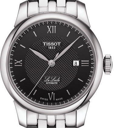  Shop Authentic Tissot Le Locle Automatic Lady Black Dial Silver Steel Strap Watch For Women - T006.207.11.058.00 - Luxxuri
