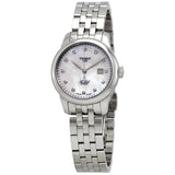  Shop Authentic Tissot Le Locle Automatic Diamonds Mother of Pearl Dial Silver Steel Strap Watch For Women - T006.207.11.116.00 - Luxxuri