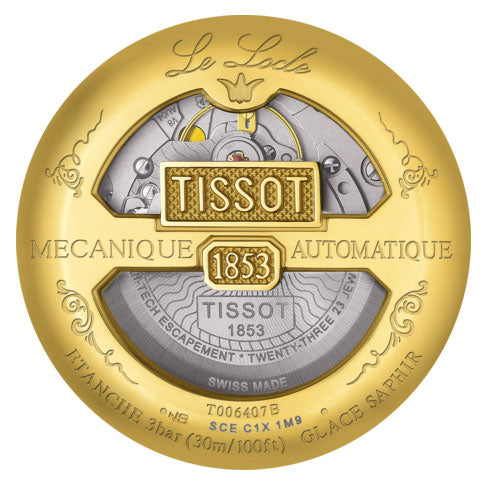  Shop Authentic Tissot Le Locle Powermatic 80 Gold Dial Brown Leather Strap Watch For Men - T006.407.36.263.00 - Luxxuri