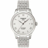  Shop Authentic Tissot T Classic Le Locle Automatic White Dial Silver Steel Strap Watch For Men - T41.1.483.33 - Luxxuri